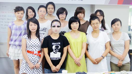 人體彩繪大賽-柯模思參賽團赴韓國大邱啟明文化大學集訓-柯模思